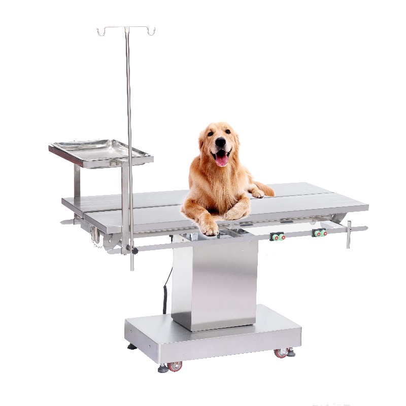 Pet Supplies Vet Clinic - โต๊ะตรวจสัตว์ปี 2026 สำหรับโรงพยาบาลสัตว์ คลินิกสัตว์เลี้ยง โต๊ะผ่าตัดไฟฟ้ารูปตัววี สำหรับแมว