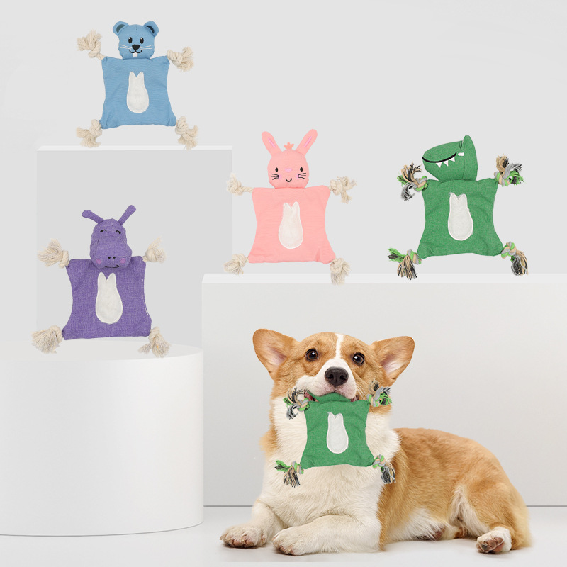 Pet Supplies In Amazon - ของเล่นสุนัข ของเล่นรูปสัตว์มาการอง อุปกรณ์สำหรับสัตว์เลี้ยง ทนทานต่อการกัด เป็นที่นิยมในอเมซอน