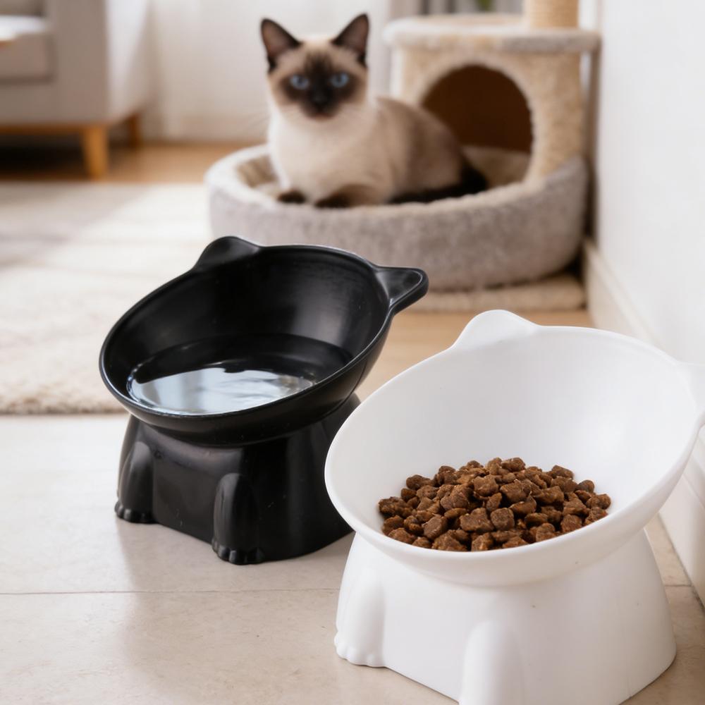 Pet Supplies In Amazon - ชามแมวสีดำ ชามแมวเซรามิกอเมซอน ชามอาหารสัตว์เลี้ยง อุปกรณ์สำหรับสัตว์เลี้ยง ชามแมว ชามสุนัข
