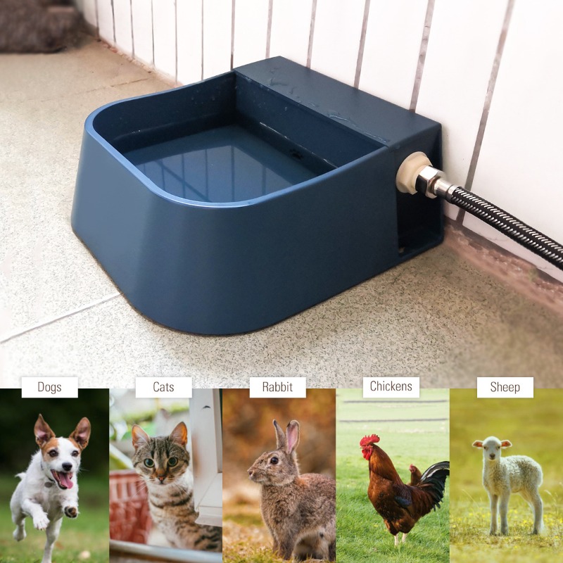Pet Supplies Unlimited - เครื่องจ่ายน้ำอัตโนมัติสำหรับสัตว์เลี้ยงสำหรับสุนัข แมว กระต่าย ที่เก็บน้ำ จ่ายน้ำได้ไม่จำกัด ความจุขนาดใหญ่