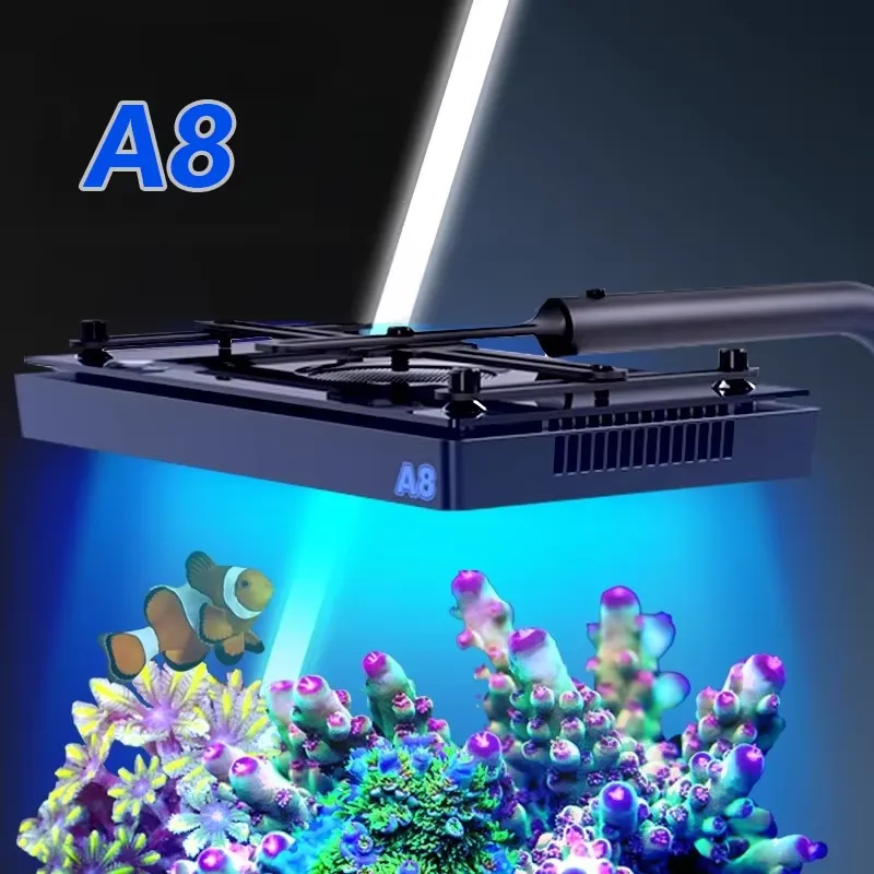 Aquarium Fish Tank - ไฟ LED สำหรับตู้ปลาทะเล A8SE II Max