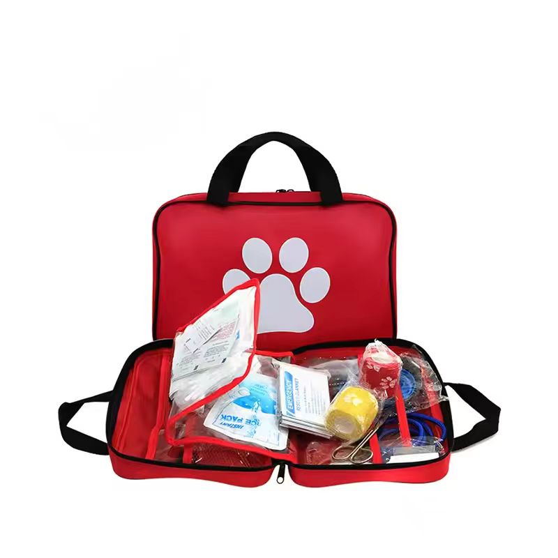 Pet Supplies First - ชุดปฐมพยาบาลสุนัข กระเป๋าแพทย์สำหรับสัตว์เลี้ยง ชุดฉุกเฉินพร้อมอุปกรณ์ปฐมพยาบาลสำหรับใช้ในบ้าน
