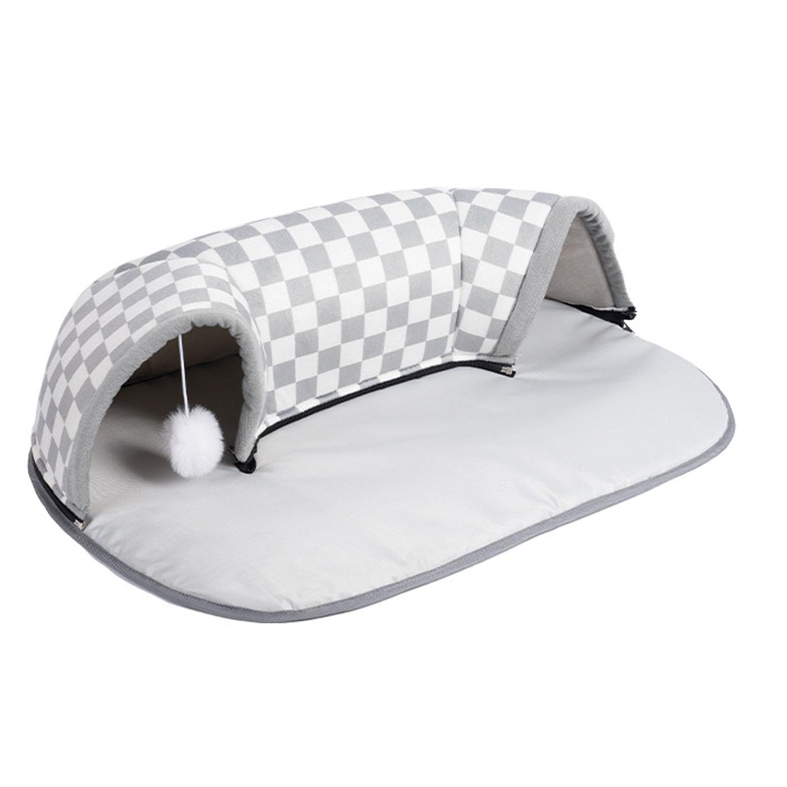 ที่นอนอุโมงค์สำหรับแมวในฤดูหนา - Cat Tunnel Toy บทวิจารณ์และราคา