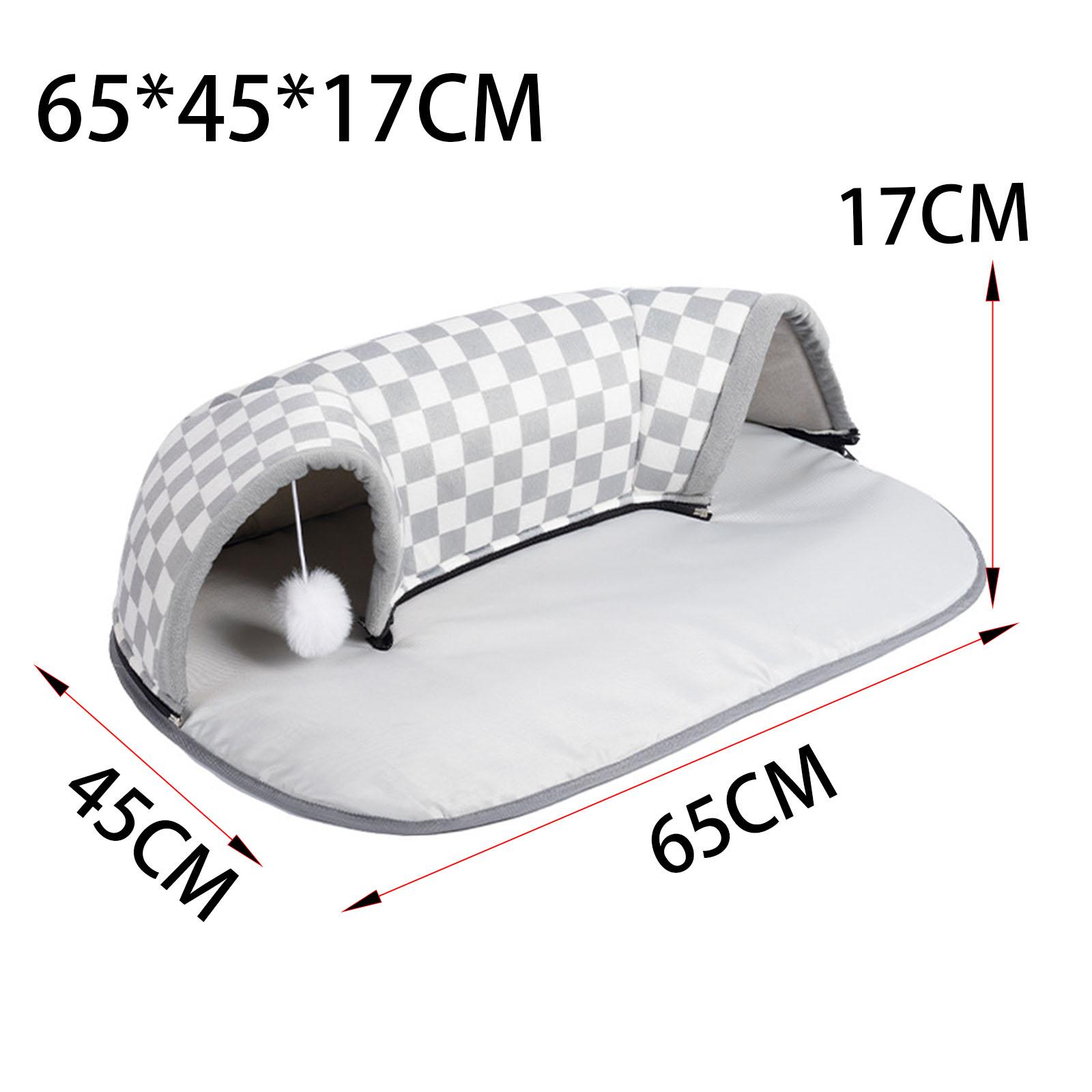 ที่นอนอุโมงค์สำหรับแมวในฤดูหนา - Cat Tunnel Toy บทวิจารณ์และราคา