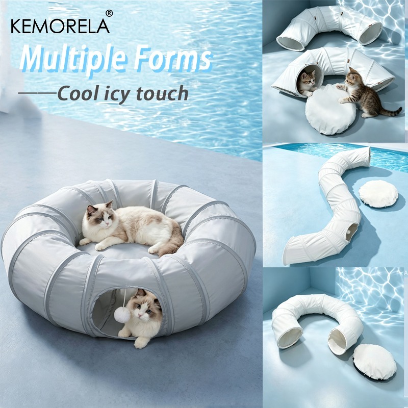 อุโมงค์แมว KEMORELA สำหรับฤดูร - Cat Tunnel Toy บทวิจารณ์และราคา