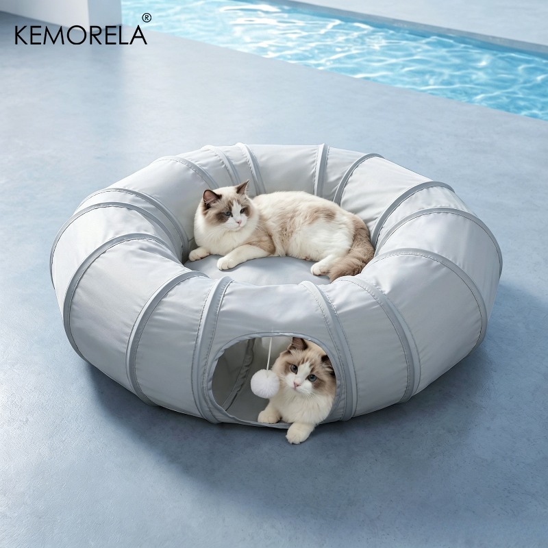 อุโมงค์แมว KEMORELA สำหรับฤดูร - Cat Tunnel Toy บทวิจารณ์และราคา