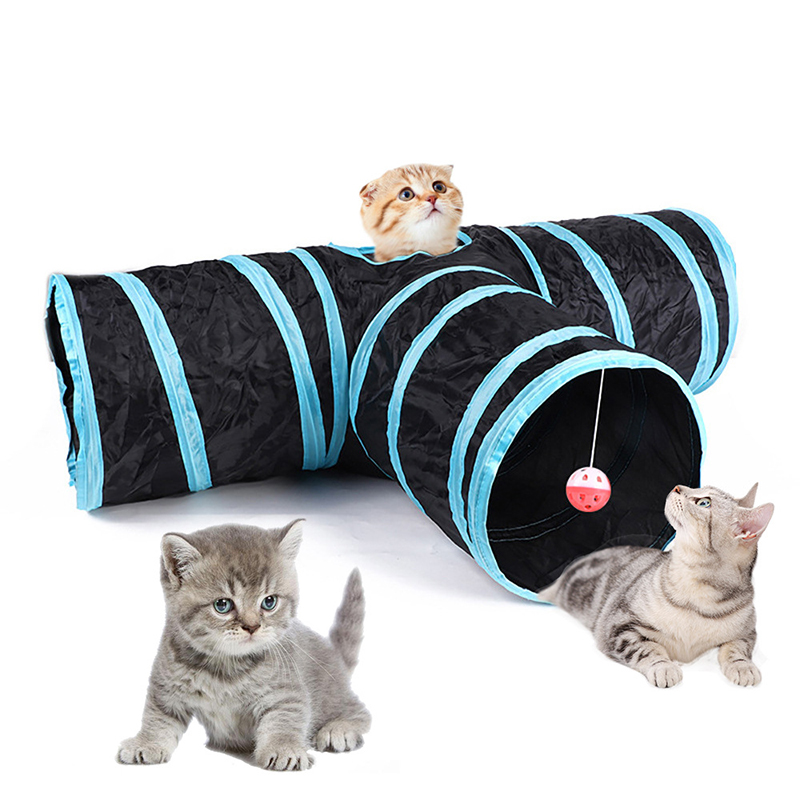 อุโมงค์แมวอุโมงค์แมวพับได้อุปก - Cat Tunnel Toy บทวิจารณ์และราคา