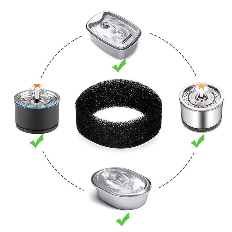 แผ่นกรองน้ำพุสัตว์เลี้ยง 4 ชิ้ - Cat Water Fountain Filter บทวิจารณ์และราคา