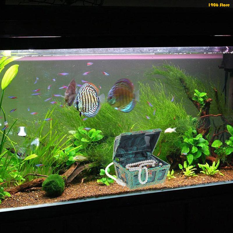 U1JB Aquarium ตกแต่งเรซิ่นสมบั - Pet X Supplies & Tack Photos บทวิจารณ์และราคา