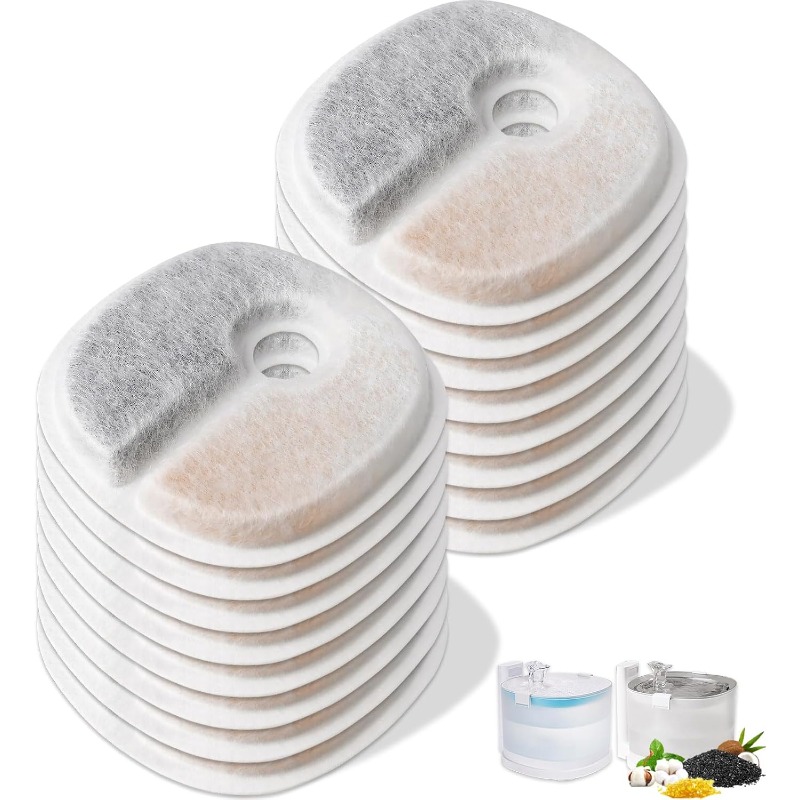 ไส้กรองเปลี่ยนสำหรับเครื่องกรอ - Cat Water Fountain Filter บทวิจารณ์และราคา