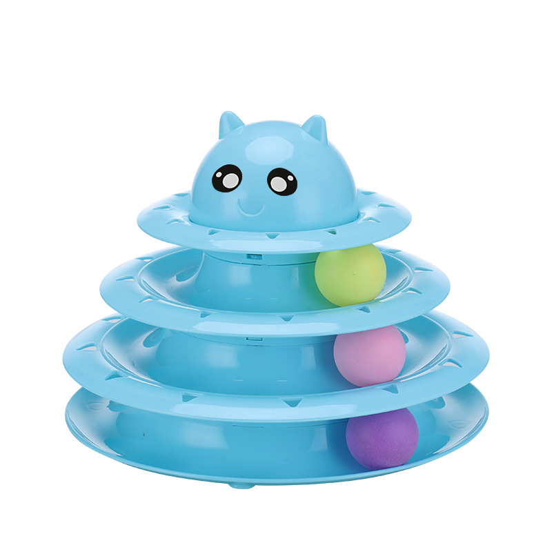 ของเล่นแมวแบบหมุนสามชั้นพร้อมล - Pet Supplies In Amazon บทวิจารณ์และราคา