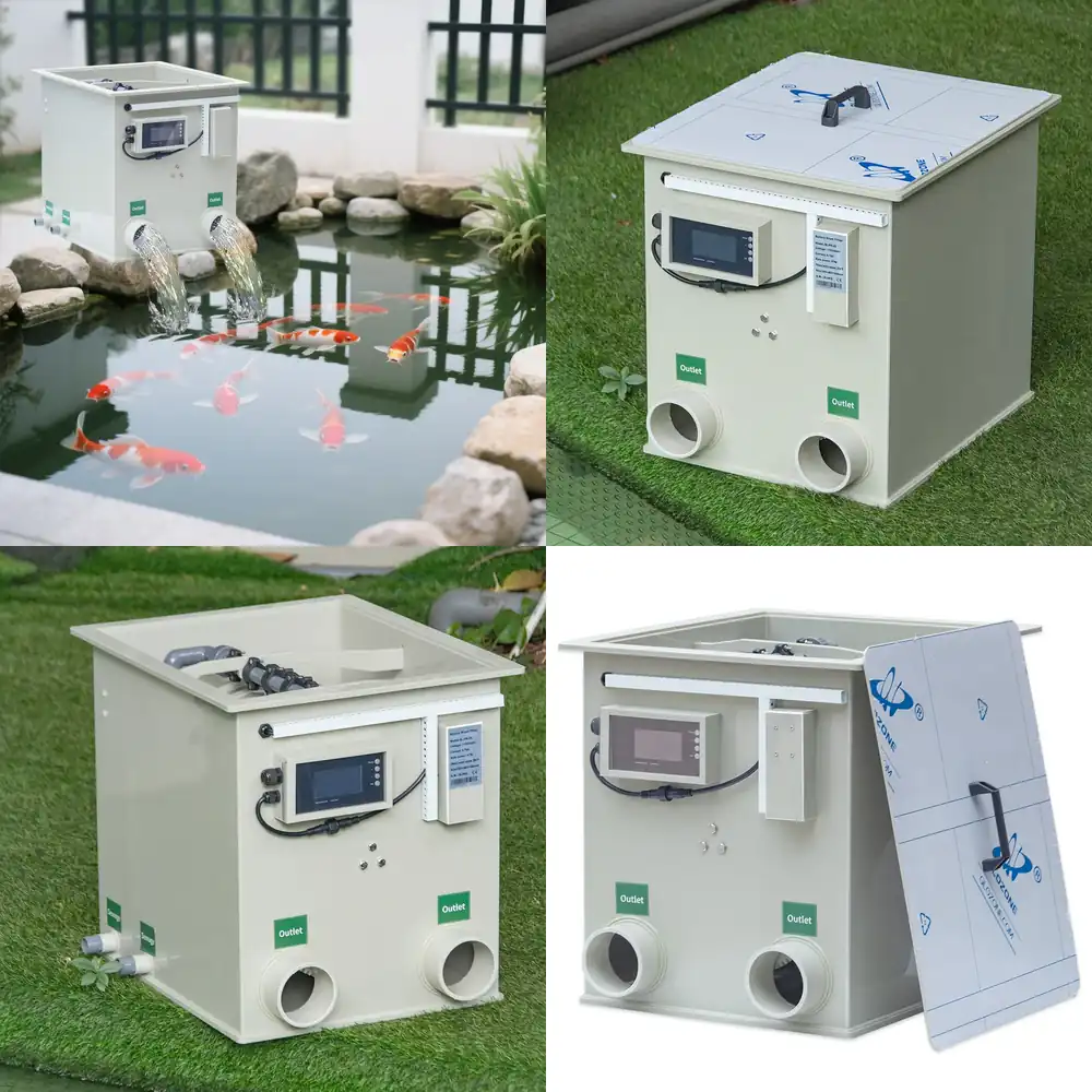 เครื่องกรองน้ำแบบดรัมไมโคร Qih - Aquarium Fish Tank บทวิจารณ์และราคา