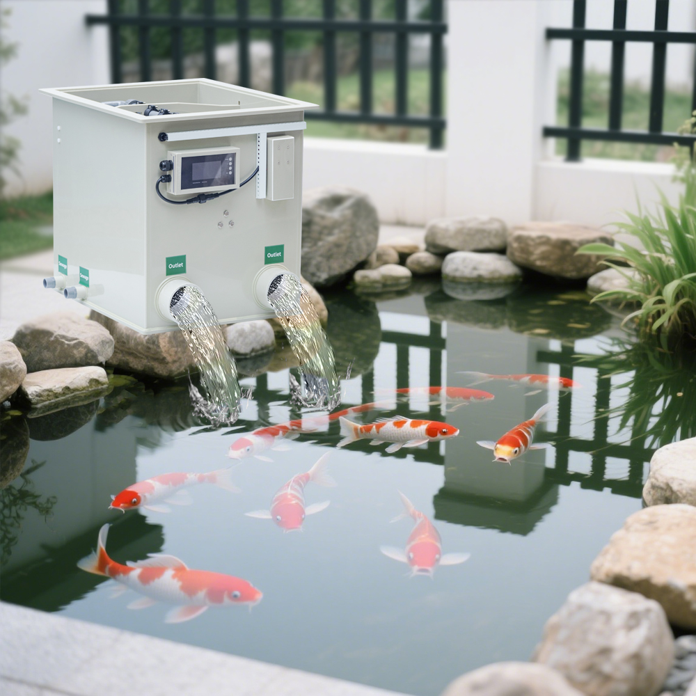 เครื่องกรองน้ำแบบดรัมไมโคร Qih - Aquarium Fish Tank บทวิจารณ์และราคา