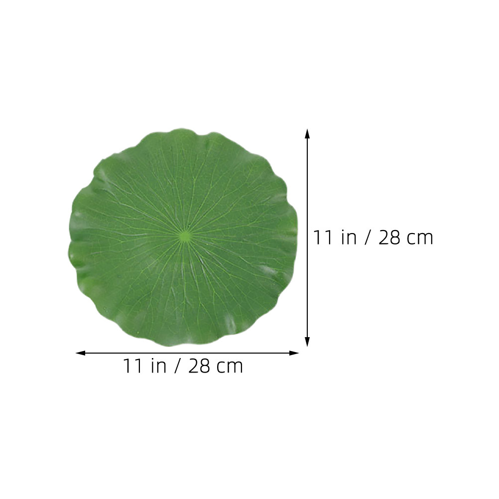 ใบบัวประดิษฐ์ 15 ชิ้น ใบไม้ลอย - Aquarium Fish Tank บทวิจารณ์และราคา