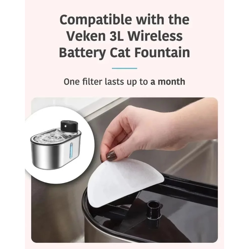 ไส้กรองคาร์บอนกัมมันต์แบบเปลี่ - Cat Water Fountain Filter บทวิจารณ์และราคา