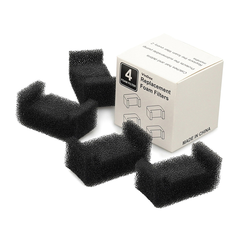 ตัวกรองฟองน้ำ1/4ชิ้นสำหรับน้ำพ - Cat Water Fountain Filter บทวิจารณ์และราคา