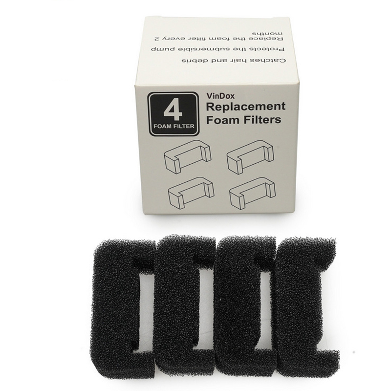 ตัวกรองฟองน้ำ1/4ชิ้นสำหรับน้ำพ - Cat Water Fountain Filter บทวิจารณ์และราคา