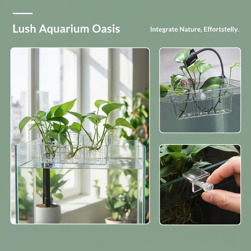 ตะกร้าปลูกพืชไฮโดรโพนิก เกรดอา - Aquarium Fish Tank บทวิจารณ์และราคา