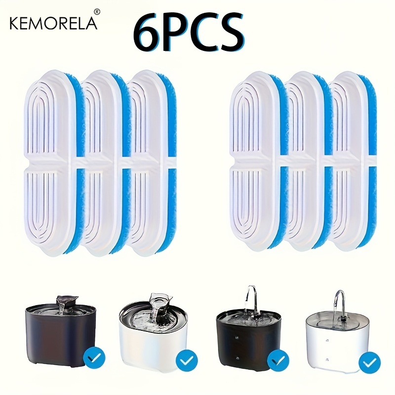 KEMORELA 6/10/16 ชิ้น ตัวกรองน - Cat Water Fountain Filter บทวิจารณ์และราคา