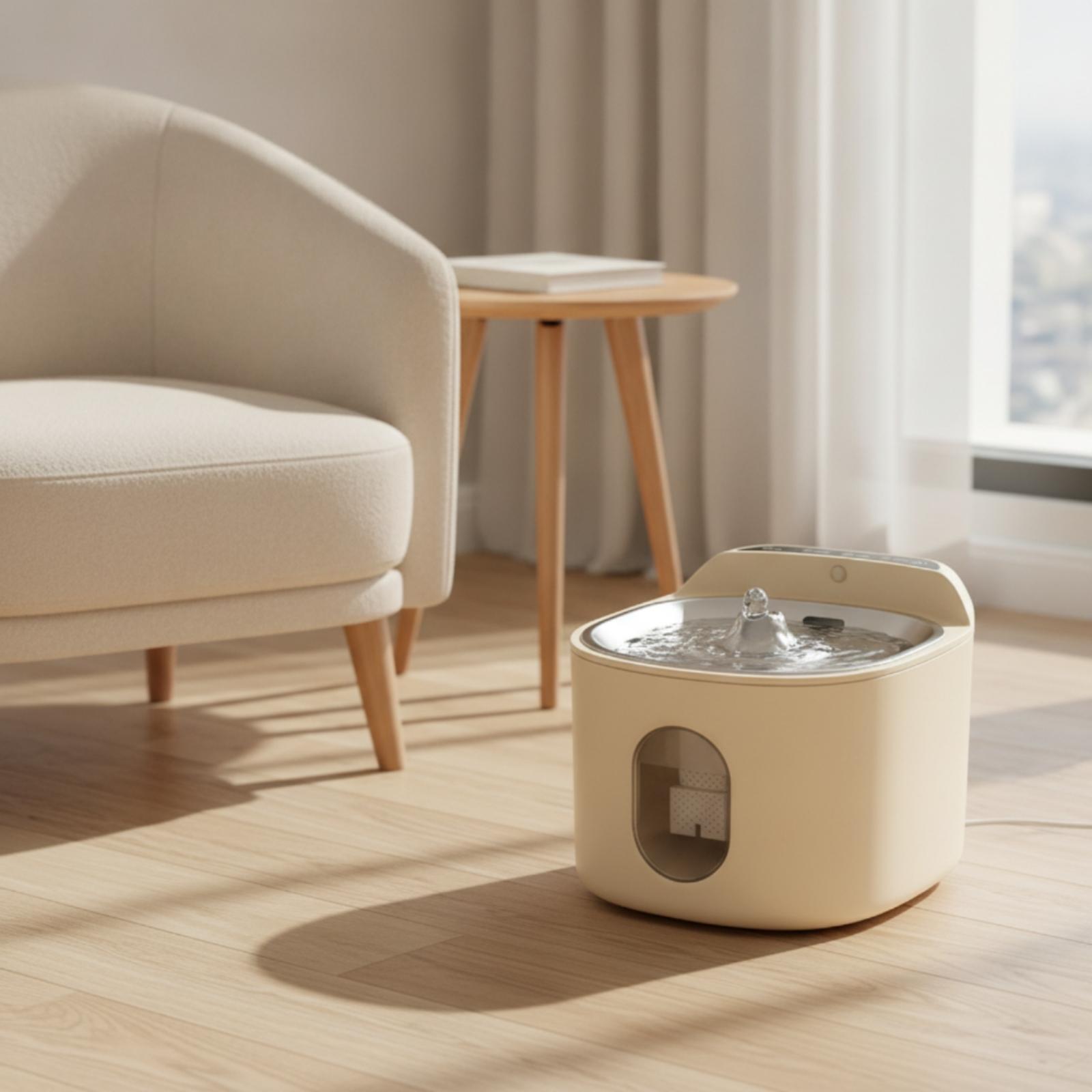 น้ำพุดื่มอัตโนมัติสำหรับสัตว์เ - Cat Water Fountain Filter บทวิจารณ์และราคา