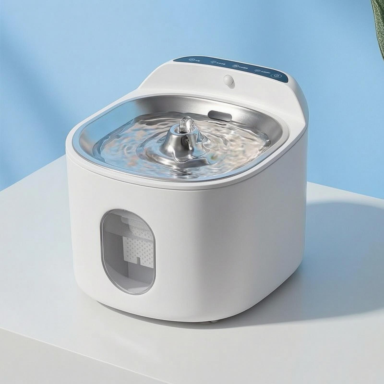 น้ำพุดื่มอัตโนมัติสำหรับสัตว์เ - Cat Water Fountain Filter บทวิจารณ์และราคา