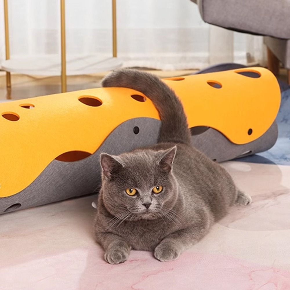 อุโมงค์แมวพับได้ ทนทาน ทำเองได - Cat Tunnel Toy บทวิจารณ์และราคา